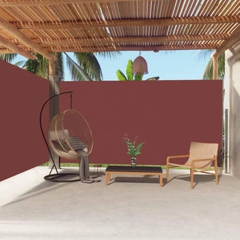 vidaXL Seitenmarkise Ausziehbar 200x600 cm Braun (318009)