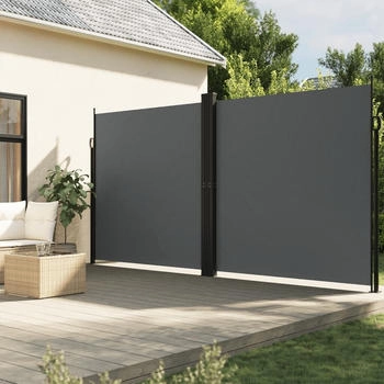 vidaXL Seitenmarkise Ausziehbar 220x600 cm Anthrazit (4004673)