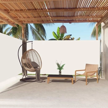 vidaXL Seitenmarkise Ausziehbar 180x600 cm Creme (318001)