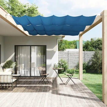 vidaXL Senkrechtmarkise 140x270 cm Oxford-Gewebe Blau (148458)