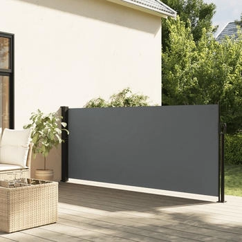 vidaXL Seitenmarkise Ausziehbar 100x500 cm Anthrazit (4004398)