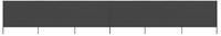 Vidaxl 6-panel Wind Screen Fabric 800x160 Cm Anthracite
