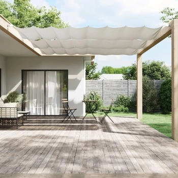 vidaXL Senkrechtmarkise 140x800 cm Oxford-Gewebe Wei&szlig; (148168)