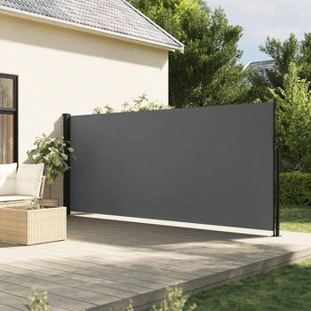 vidaXL Seitenmarkise Ausziehbar 180x600 cm Anthrazit (4004548)