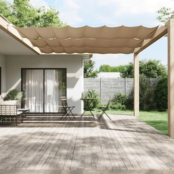 vidaXL Senkrechtmarkise 140x800 cm Oxford-Gewebe Taupe (148413)