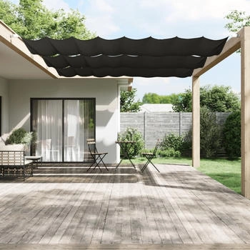 vidaXL Senkrechtmarkise 140x420 cm Oxford-Gewebe Anthrazit (148215)