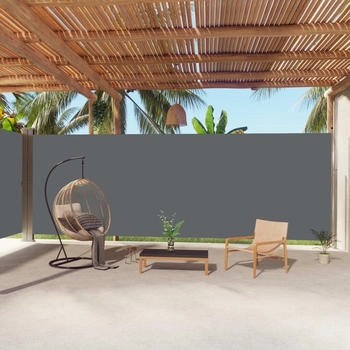 vidaXL Seitenmarkise Ausziehbar 220x1000 cm Anthrazit (318050) vidaXL Seitenmarkise Ausziehbar 220x1000 cm Anthrazit (318050)
