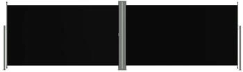vidaXL Seitenmarkise Ausziehbar 160x600 cm Schwarz (317994) vidaXL Seitenmarkise Ausziehbar 160x600 cm Schwarz (317994)