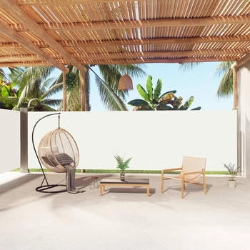 vidaXL Seitenmarkise Ausziehbar 180x1000 cm Creme (318037) vidaXL Seitenmarkise Ausziehbar 180x1000 cm Creme (318037)