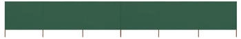 vidaXL 6-teiliges Windschutzgewebe 800 x 160 cm Grün (47181)