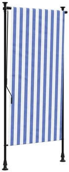 vidaXL Au&szlig;enrollo 100x270 cm Stoff/Stahl Wei&szlig; (368764)