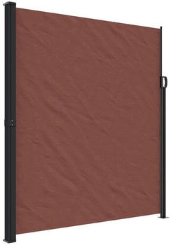 vidaXL Seitenmarkise Ausziehbar 220x500 cm Braun (4004479)