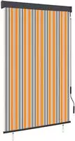 vidaXL Au&szlig;enrollo 120 x 250 cm Gelb und Blau