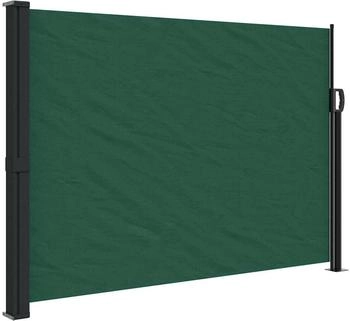 vidaXL Seitenmarkise Ausziehbar Dunkelgrün 140x300 cm