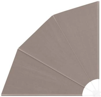 vidaXL Balkon Sichtschutz Taupe 140 x 140 cm Stoff