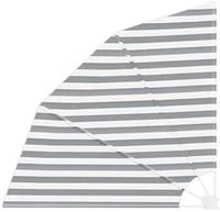 vidaXL Balkon Sichtschutz 140 x 140 cm Polyester Anthrazit und Wei&szlig;