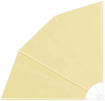 vidaXL Balkon Sichtschutz Sandfarbe 140 x 140 cm Stoff