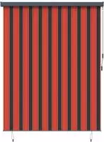 vidaXL Rollo Orange und Braun 200 x 250 cm Stoff und Aluminium