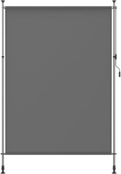 Songmics Senkrechtmarkise höhenverstellbar 200 x (220-300) cm anthrazitgrau