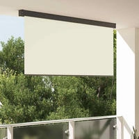 vidaXL Rollo Creme 200 x 250 cm Stoff und Aluminium