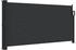 vidaXL Seitenmarkise Ausziehbar Schwarz 100x500 cm