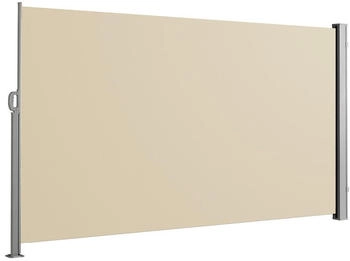 Svita Seitenmarkise Ausziehbar Sichtschutz 300x160cm Beige