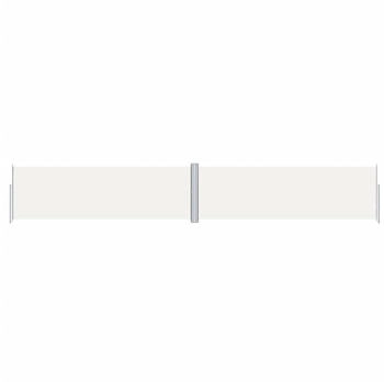 furnicato Seitenmarkise Ausziehbar Creme 160x1000 cm