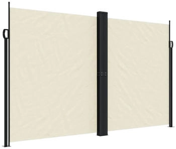furnicato Seitenmarkise Ausziehbar Creme 200x600 cm