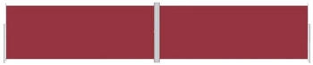 furnicato Seitenmarkise Ausziehbar Rot 200x1000 cm