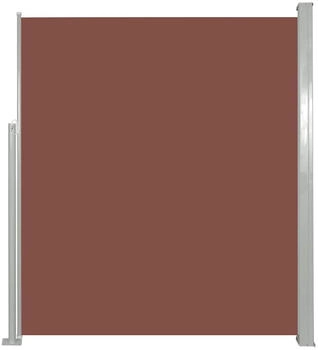 furnicato Ausziehbare Seitenmarkise 160x500 cm Braun