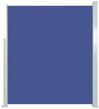 furnicato Ausziehbare Seitenmarkise 140×500 cm Blau