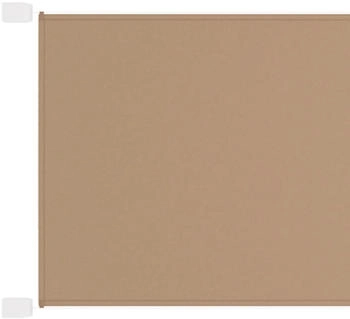 furnicato Senkrechtmarkise Taupe 140x800 cm Oxford-Gewebe
