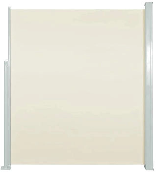 furnicato Ausziehbare Seitenmarkise 140×500 cm Creme