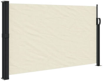 furnicato Seitenmarkise Ausziehbar Creme 120x500 cm