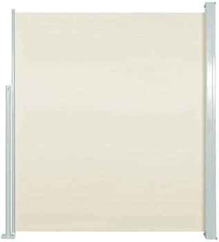 furnicato Ausziehbare Seitenmarkise 160x500 cm Creme