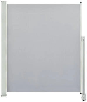 furnicato Einziehbare Seitenmarkise 160x300 cm Grau