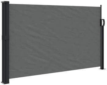 furnicato Seitenmarkise Ausziehbar Anthrazit 117x300 cm