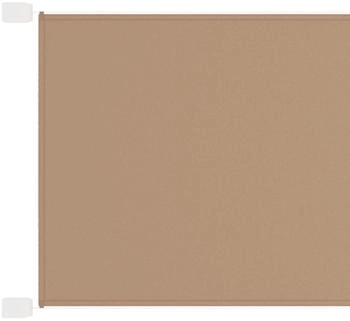 furnicato Senkrechtmarkise Taupe 140x600 cm Oxford-Gewebe