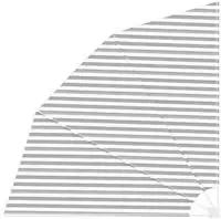 vidaXL Balkon Sichtschutz 210 x 210 cm Polyester Anthrazit und Wei&szlig;