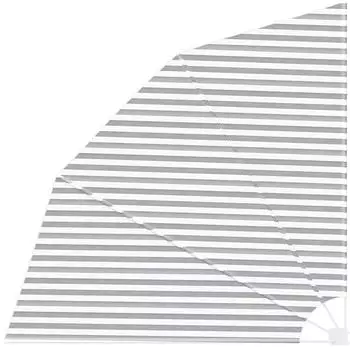 vidaXL Balkon Sichtschutz Anthrazit und Wei&szlig; 210 x 210 cm Polyester