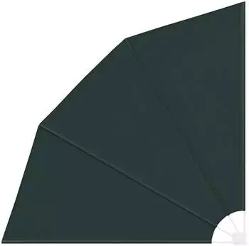 vidaXL Balkon Sichtschutz Dunkelgrün 210 x 210 cm Polyester