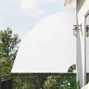 vidaXL Balkon Sichtschutz Wei&szlig; 210 x 210 cm Polyester