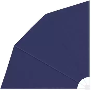 vidaXL Balkon Sichtschutz Marineblau 210 x 210 cm Polyester