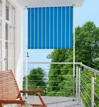 Angerer Balkonsichtschutz 120 x 225 cm blau