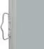 furnicato Ausziehbare Seitenmarkise 80×300 cm Grau