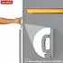 Floordirekt Alu-Seitenmarkise UV-beständig 200 x 350 cm hellgrau