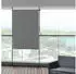 pro.tec Senkrechtmarkise Cimarra 150 x 270 cm mit Handkurbel Stahlgestell dunkelgrau