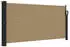 vidaXL Seitenmarkise ausziehbar 100 x 300 cm taupe