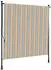 vidaXL Außenrollo Gelb und Weiß 200x270 cm Stoff und Stahl