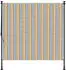 vidaXL Außenrollo Gelb und Weiß 200x270 cm Stoff und Stahl
